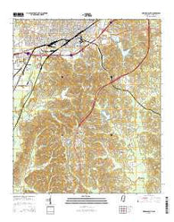 Meridian South Mississippi Current topographic map, 1:24000 scale, 7.5 X 7.5 Minute, Year 2015