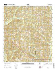 Mesa Mississippi Current topographic map, 1:24000 scale, 7.5 X 7.5 Minute, Year 2015