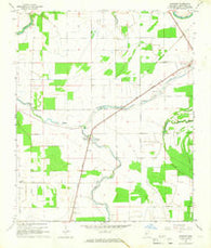 Midnight Mississippi Historical topographic map, 1:24000 scale, 7.5 X 7.5 Minute, Year 1965