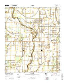 Midnight NW Mississippi Current topographic map, 1:24000 scale, 7.5 X 7.5 Minute, Year 2015