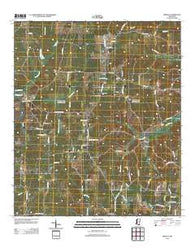 Midway Mississippi Historical topographic map, 1:24000 scale, 7.5 X 7.5 Minute, Year 2012