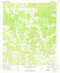 Midway Mississippi Historical topographic map, 1:24000 scale, 7.5 X 7.5 Minute, Year 1972