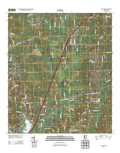 Millard Mississippi Historical topographic map, 1:24000 scale, 7.5 X 7.5 Minute, Year 2012