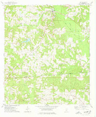 Mize Mississippi Historical topographic map, 1:24000 scale, 7.5 X 7.5 Minute, Year 1975