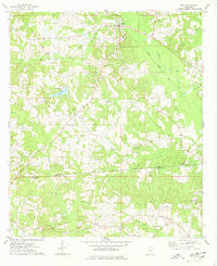 Mize Mississippi Historical topographic map, 1:24000 scale, 7.5 X 7.5 Minute, Year 1975