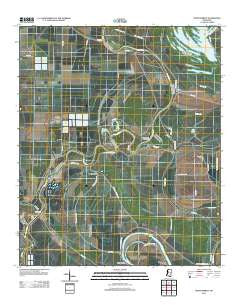 Montgomery Mississippi Historical topographic map, 1:24000 scale, 7.5 X 7.5 Minute, Year 2012