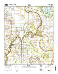 Montgomery Mississippi Current topographic map, 1:24000 scale, 7.5 X 7.5 Minute, Year 2015