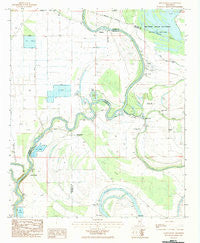 Montgomery Mississippi Historical topographic map, 1:24000 scale, 7.5 X 7.5 Minute, Year 1983