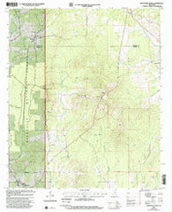Montrose North Mississippi Historical topographic map, 1:24000 scale, 7.5 X 7.5 Minute, Year 2000