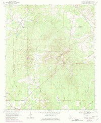 Montrose North Mississippi Historical topographic map, 1:24000 scale, 7.5 X 7.5 Minute, Year 1970