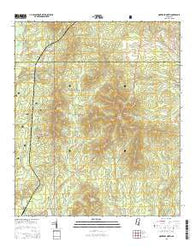 Montrose North Mississippi Current topographic map, 1:24000 scale, 7.5 X 7.5 Minute, Year 2015