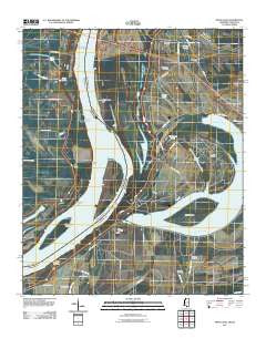 Moon Lake Mississippi Historical topographic map, 1:24000 scale, 7.5 X 7.5 Minute, Year 2011