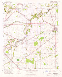 Mooreville Mississippi Historical topographic map, 1:24000 scale, 7.5 X 7.5 Minute, Year 1965