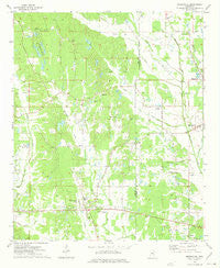 Mooreville Mississippi Historical topographic map, 1:24000 scale, 7.5 X 7.5 Minute, Year 1973