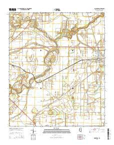 Moorhead Mississippi Current topographic map, 1:24000 scale, 7.5 X 7.5 Minute, Year 2015