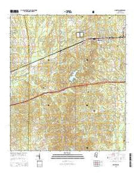 Morton Mississippi Current topographic map, 1:24000 scale, 7.5 X 7.5 Minute, Year 2015