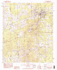 Morton Mississippi Historical topographic map, 1:24000 scale, 7.5 X 7.5 Minute, Year 1982