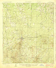 Morton Mississippi Historical topographic map, 1:62500 scale, 15 X 15 Minute, Year 1924