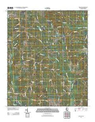 Moscow Mississippi Historical topographic map, 1:24000 scale, 7.5 X 7.5 Minute, Year 2012