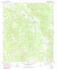 Moscow Mississippi Historical topographic map, 1:24000 scale, 7.5 X 7.5 Minute, Year 1962