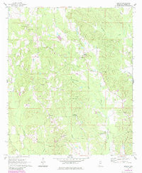 Moscow Mississippi Historical topographic map, 1:24000 scale, 7.5 X 7.5 Minute, Year 1962