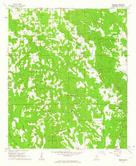 Moscow Mississippi Historical topographic map, 1:24000 scale, 7.5 X 7.5 Minute, Year 1962