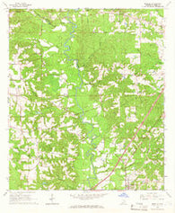 Moselle Mississippi Historical topographic map, 1:24000 scale, 7.5 X 7.5 Minute, Year 1965