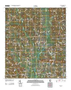 Moss Mississippi Historical topographic map, 1:24000 scale, 7.5 X 7.5 Minute, Year 2012