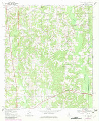 Mount Carmel Mississippi Historical topographic map, 1:24000 scale, 7.5 X 7.5 Minute, Year 1970