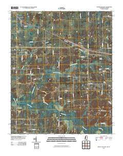 Mount Pleasant Mississippi Historical topographic map, 1:24000 scale, 7.5 X 7.5 Minute, Year 2010