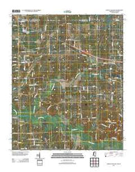 Mount Pleasant Mississippi Historical topographic map, 1:24000 scale, 7.5 X 7.5 Minute, Year 2012
