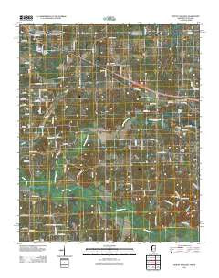 Mount Pleasant Mississippi Historical topographic map, 1:24000 scale, 7.5 X 7.5 Minute, Year 2012