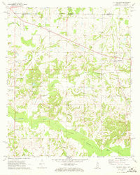 Mt. Pleasant Mississippi Historical topographic map, 1:24000 scale, 7.5 X 7.5 Minute, Year 1971