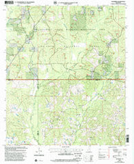 Mulberry Mississippi Historical topographic map, 1:24000 scale, 7.5 X 7.5 Minute, Year 2000