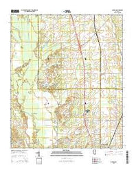 Muldon Mississippi Current topographic map, 1:24000 scale, 7.5 X 7.5 Minute, Year 2015