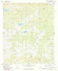 Murdock Lake Mississippi Historical topographic map, 1:24000 scale, 7.5 X 7.5 Minute, Year 1975