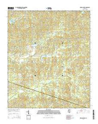 Murdock Lake Mississippi Current topographic map, 1:24000 scale, 7.5 X 7.5 Minute, Year 2015