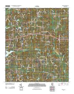 Myrick Mississippi Historical topographic map, 1:24000 scale, 7.5 X 7.5 Minute, Year 2012
