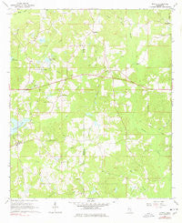Myrick Mississippi Historical topographic map, 1:24000 scale, 7.5 X 7.5 Minute, Year 1964