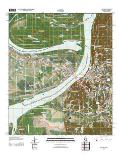 Natchez Mississippi Historical topographic map, 1:24000 scale, 7.5 X 7.5 Minute, Year 2012
