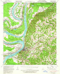 Natchez Mississippi Historical topographic map, 1:62500 scale, 15 X 15 Minute, Year 1939