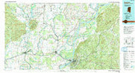 Natchez Mississippi Historical topographic map, 1:100000 scale, 30 X 60 Minute, Year 1991