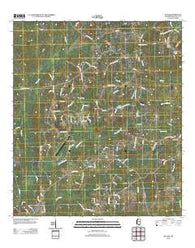 Necaise Mississippi Historical topographic map, 1:24000 scale, 7.5 X 7.5 Minute, Year 2012