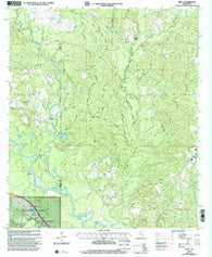 Neely Mississippi Historical topographic map, 1:24000 scale, 7.5 X 7.5 Minute, Year 2000