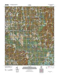 Nettleton Mississippi Historical topographic map, 1:24000 scale, 7.5 X 7.5 Minute, Year 2012