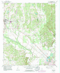 Nettleton Mississippi Historical topographic map, 1:24000 scale, 7.5 X 7.5 Minute, Year 1992