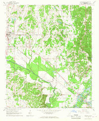 Nettleton Mississippi Historical topographic map, 1:24000 scale, 7.5 X 7.5 Minute, Year 1966