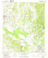 Nettleton Mississippi Historical topographic map, 1:24000 scale, 7.5 X 7.5 Minute, Year 1966