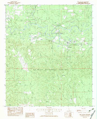 New Augusta Mississippi Historical topographic map, 1:24000 scale, 7.5 X 7.5 Minute, Year 1983