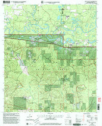 New Augusta Mississippi Historical topographic map, 1:24000 scale, 7.5 X 7.5 Minute, Year 2000